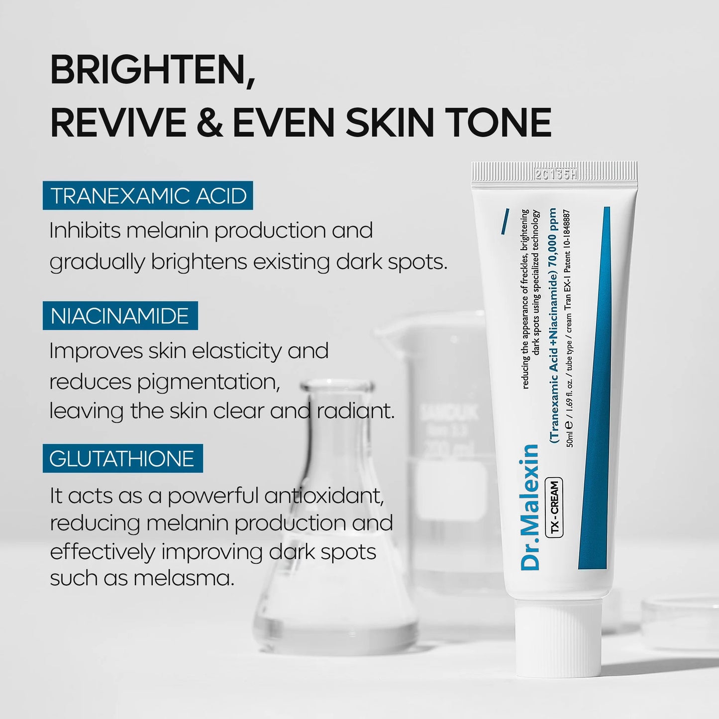 Tranexamic Acid TX Cream | Cream for Freckles, Dark Spots, and Anti-Pigmentation