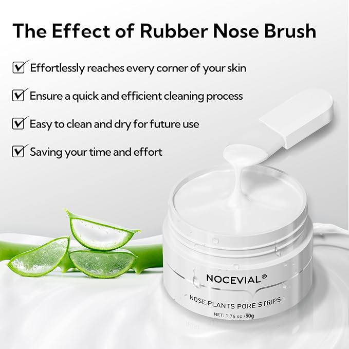 ✨ NOCEVIAL✨🔥Lambena Blackhead Removal Cream ,Blackhead Mask, (🍀 NOTE: Cream becomes gelatinous below 25°C, soften by placing bottle in boiling water) 🧖♀️