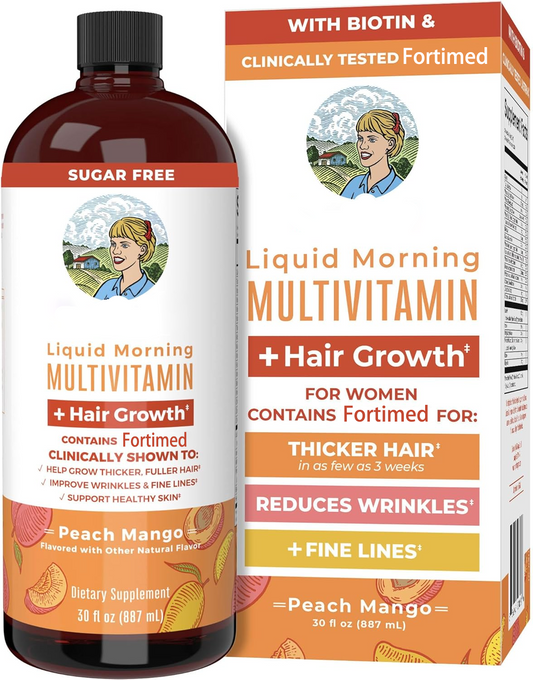 Liquid Multivitamin + Lustriva® Hair Growth